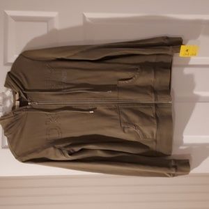 Women's DKNY Jeans Zip Up Hoodie Jacket Size M